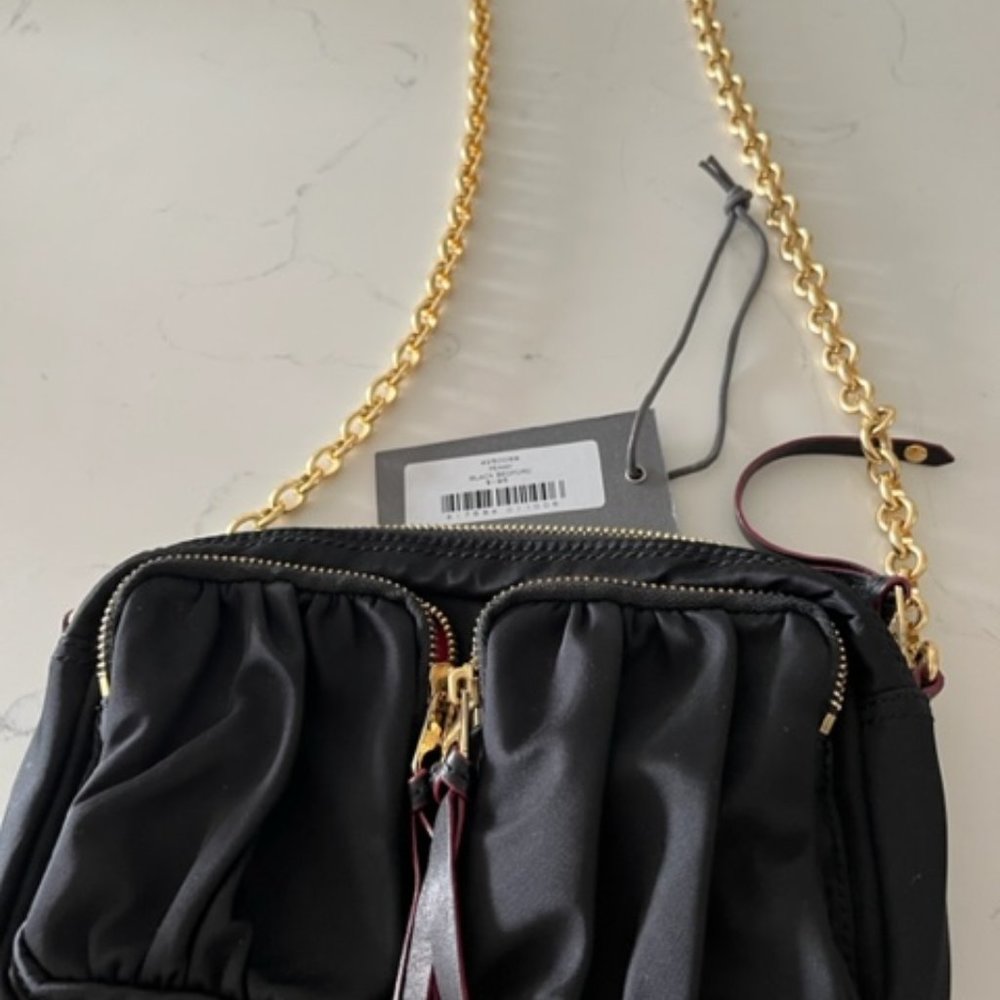 MZ Wallace Penny Bedford black nylon crossbody bag